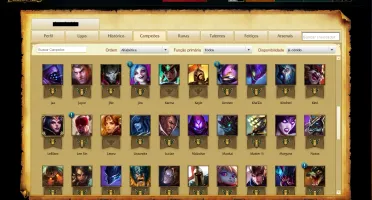 CONTA DE LEAGUE OF LEGENDS 89 Campeões / 59 skins