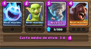 CONTA CLASH ROYALE NÍVEL 12