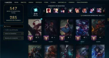Unranked com 135 Champs e 90 Skins ( JG / MID / ADC )
