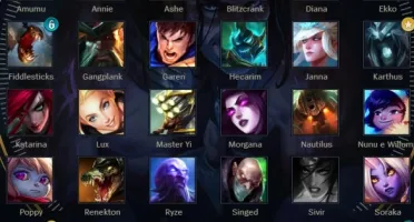 Conta smurf lol D4 MMR boost ganhando 24pdl+