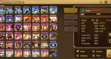 CONTA MID GAME SUMMONERS WAR