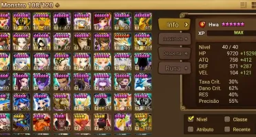 Conta SW com varios 6* e varios NAT 5*