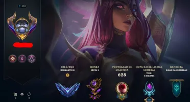 Conta League of Legends Diamante - 222 skin e 74 chromas