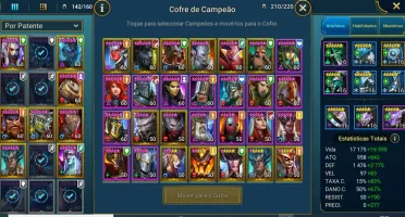 RAID SHADOW LEGENDS CONTA AVANÇADA LVL 83