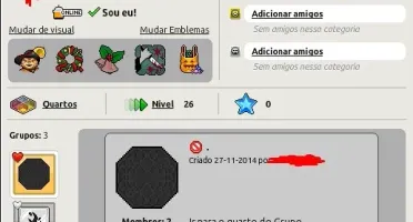 HABBO 2011, 703 MOBIS, POSSUI RAROS, +400 EMBLEMAS +200 PETS