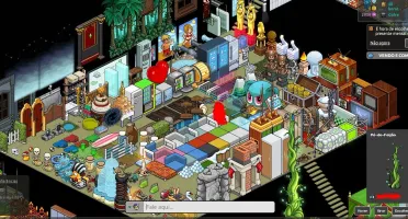 HABBO 2011, 703 MOBIS, POSSUI RAROS, +400 EMBLEMAS +200 PETS