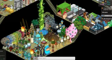 HABBO 2011, 703 MOBIS, POSSUI RAROS, +400 EMBLEMAS +200 PETS
