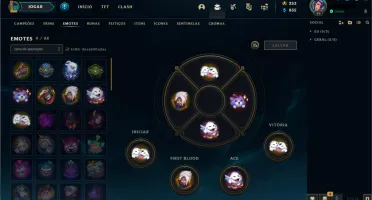 Conta LOL - Platina 1, MMR de D4.(dropou pela inatividade)