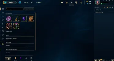 Conta LOL - Platina 1, MMR de D4.(dropou pela inatividade)