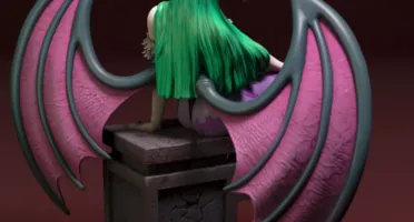 Morrigan - Torrida Minis 3D - Arquivo .Stl Para Impressão 3D