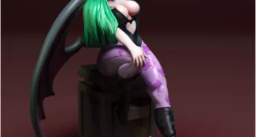 Morrigan - Torrida Minis 3D - Arquivo .Stl Para Impressão 3D