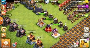 Th11 Vendo CV12 Clash of Clans, heróis full... Barato