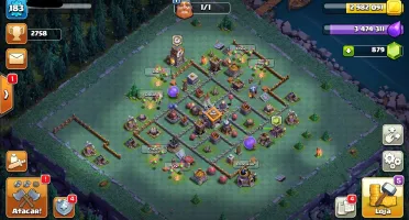 Th11 Vendo CV12 Clash of Clans, heróis full... Barato