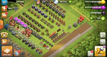 Th11 Vendo CV12 Clash of Clans, heróis full... Barato