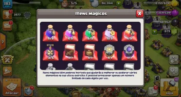 Th11 Vendo CV12 Clash of Clans, heróis full... Barato