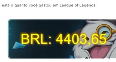 Conta lol mais de 300 skins