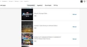Vendo conta da psn com varios jogos segue a descrição