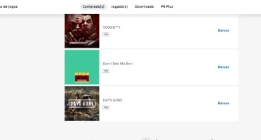 Vendo conta da psn com varios jogos segue a descrição