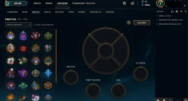 CONTA LEAGUE OF LEGENDS OURO