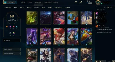 CONTA LEAGUE OF LEGENDS OURO