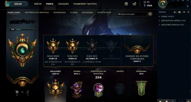 CONTA LEAGUE OF LEGENDS OURO
