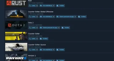 Conta Steam com CSGO e 44 jogos