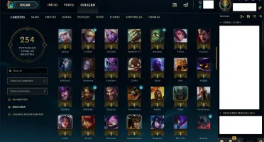 Conta LOL Platina 1! Borda de platina 5 aceito propostas