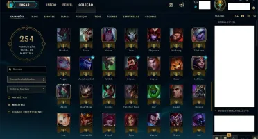 Conta LOL Platina 1! Borda de platina 5 aceito propostas