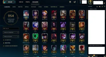Conta LOL Platina 1! Borda de platina 5 aceito propostas