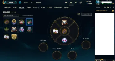 CONTA LEAGUE OF LEGENDS DIAMANTE 3 SMURF