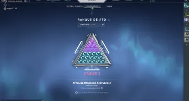 CONTA DE VALORANT | DIAMANTE 3 + SKINS! MMR ALTO