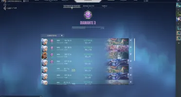 CONTA DE VALORANT | DIAMANTE 3 + SKINS! MMR ALTO