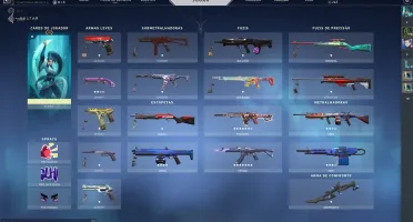 CONTA DE VALORANT | DIAMANTE 3 + SKINS! MMR ALTO