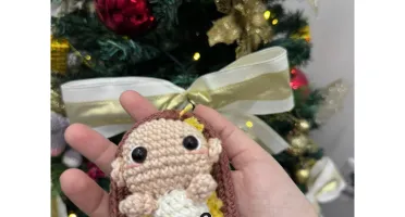 Personagem de Presépio em Amigurumi