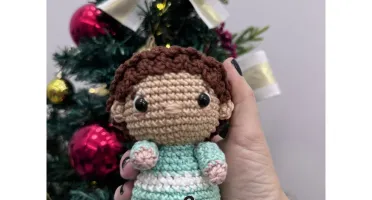 Personagem de Presépio em Amigurumi
