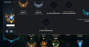 Ouro 4 com 115 Champs e 97 Skins +1 Prestigio ( MID / ADC )