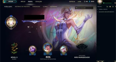 Conta League of Legends (Diamante)
