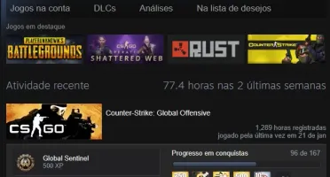 Conta CSGO Global Elite - 15 Anos Steam
