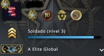 Conta CSGO Global Elite - 15 Anos Steam