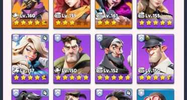 Conta Last War Survival 209M S1535 - 5 Heróis Nv170 5 Estrel