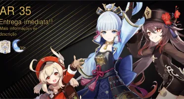 AR 35 Ayaka c1 / Hutao / Klee e muito a explorar!!