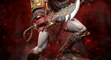 kratos god of war 3 stl 3d