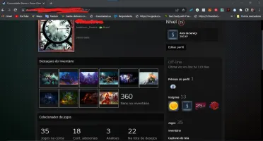 CONTA STEAM COM ROCKET LEAGUE E VARIOS OUTROS