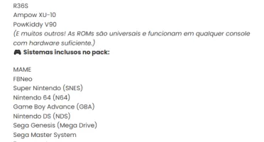 Pack De Roms Pt-Br Para Consoles Portáteis