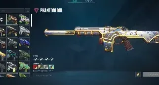 Conta de valorant com muitas skins raras