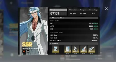 Conta Full Whale Bleach Soul Resonance, todos personagens b6