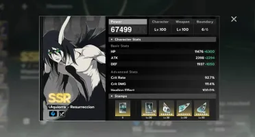 Conta Full Whale Bleach Soul Resonance, todos personagens b6