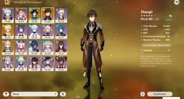 CONTA GENSHIN IMPACT AR47 VENTI + ZHONGLI + JEAN