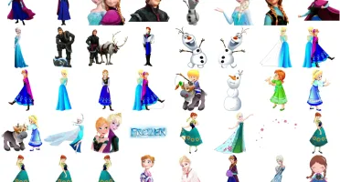 Pack +150 Frozen Arquivos Png Cdr + Estampas Camisetas