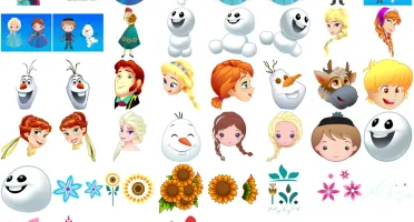 Pack +150 Frozen Arquivos Png Cdr + Estampas Camisetas